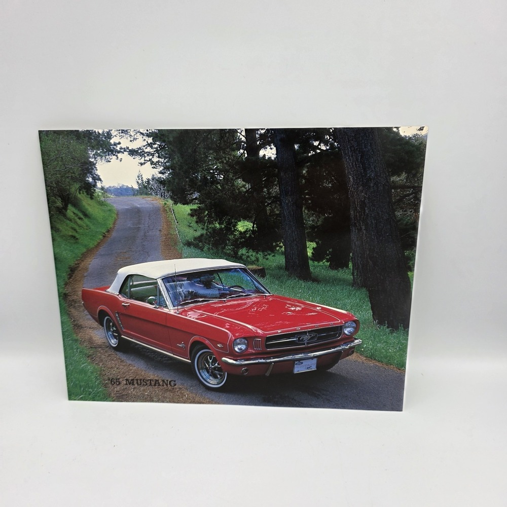 1965 Mustang By AutoBahn Graphics Photographer Brad Wagner 8x10 Cardboard Pic